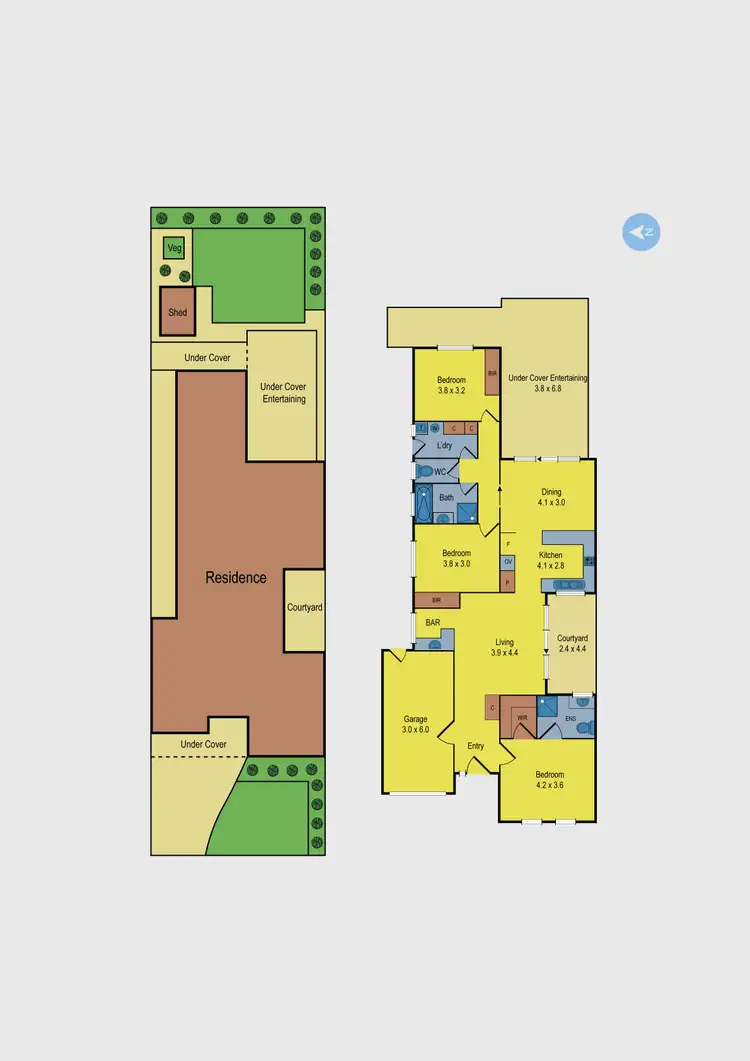 Floorplan of Homely house listing, 12 Di Berardino Way, Hillside VIC 3037