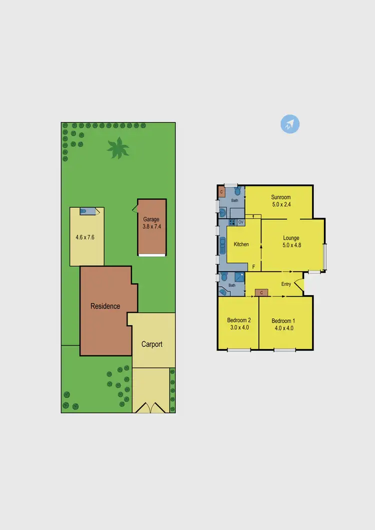 Floorplan of Homely house listing, 20 Sims Street, Pascoe Vale VIC 3044