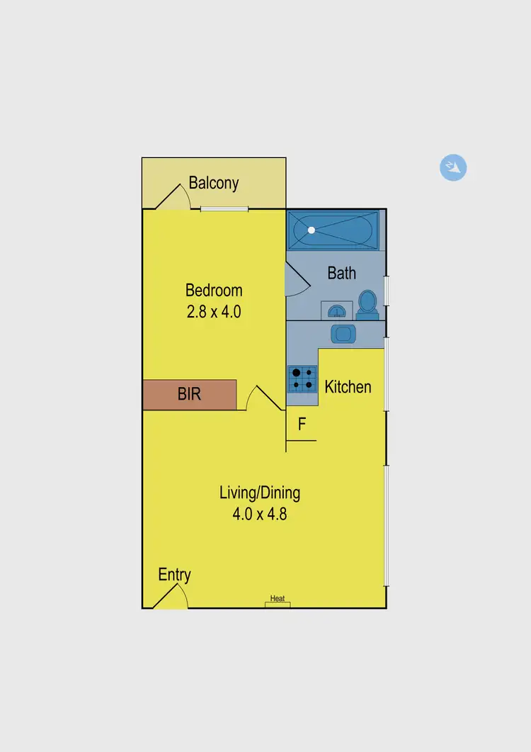 Floorplan of Homely unit listing, 11/21 Richardson Street, Essendon VIC 3040