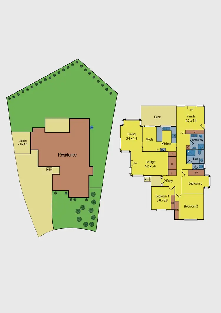 Floorplan of Homely house listing, 23 Peachey Court, Pascoe Vale VIC 3044