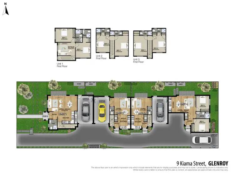Floorplan of Homely townhouse listing, 4/9 Kiama Street, Glenroy VIC 3046