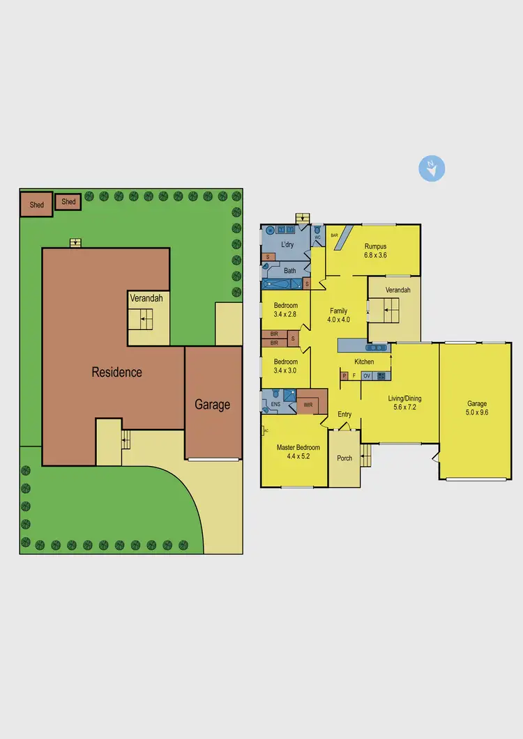 Floorplan of Homely house listing, 43 Copernicus Way, Keilor Downs VIC 3038