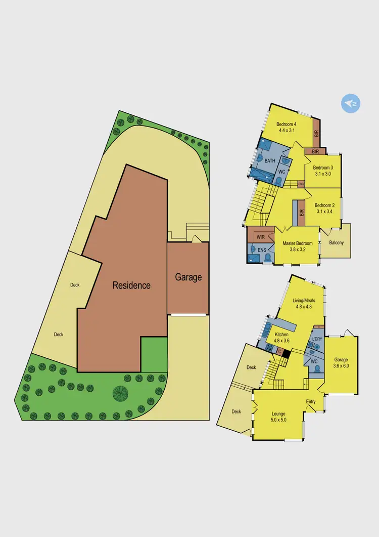 Floorplan of Homely townhouse listing, 4/70 Bolingbroke Street, Pascoe Vale VIC 3044