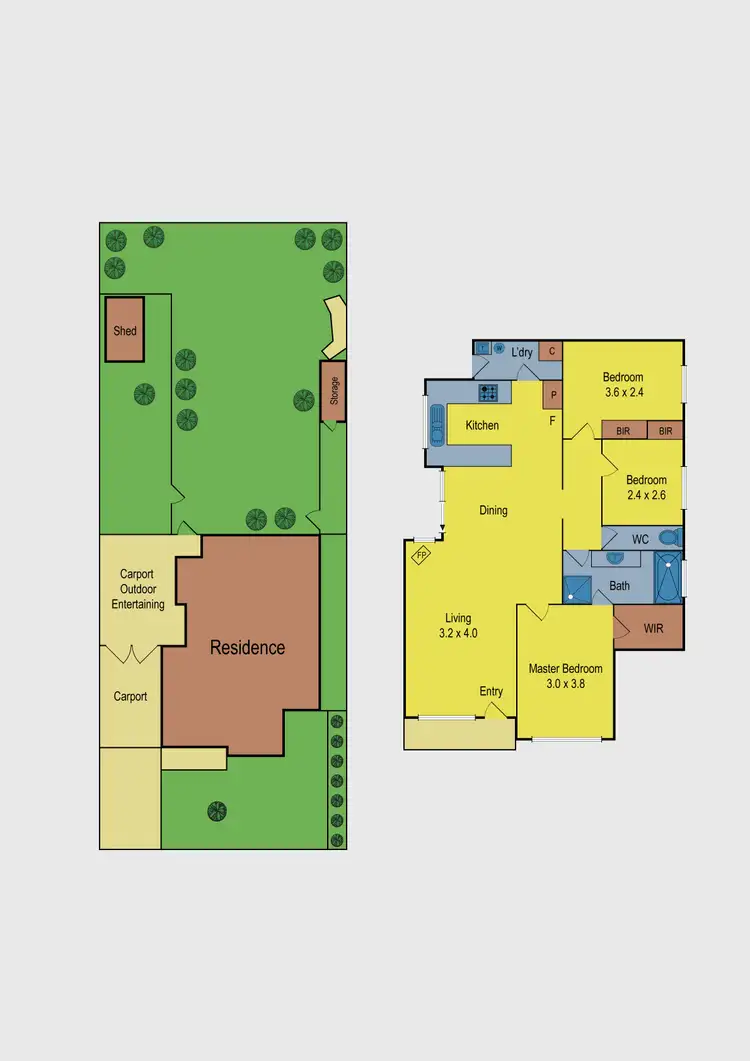 Floorplan of Homely house listing, 30 Jacaranda Place, Craigieburn VIC 3064