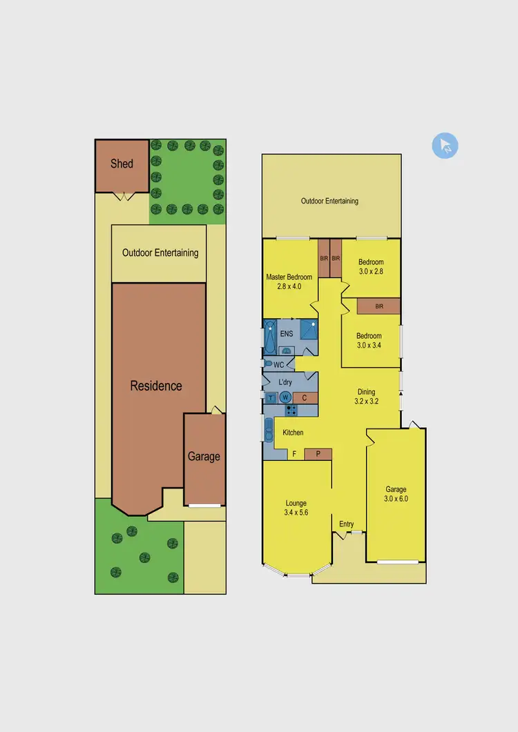 Floorplan of Homely house listing, 8 Bendigo Circuit, Caroline Springs VIC 3023