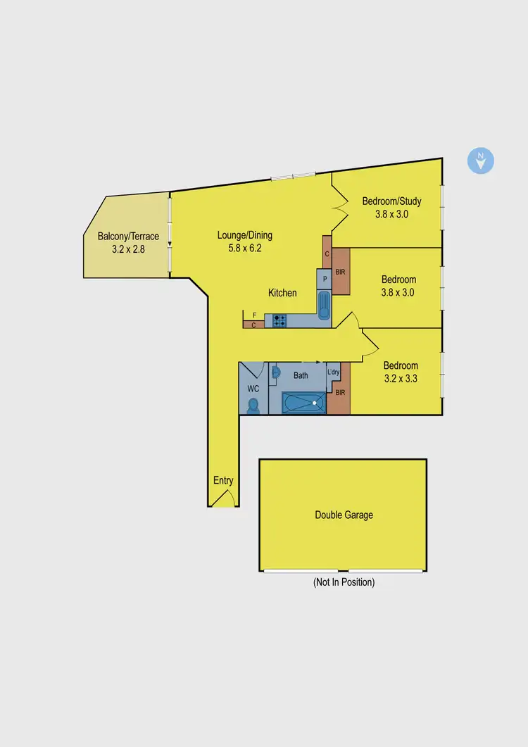 Floorplan of Homely unit listing, 19/1-7 Sandown Road, Ascot Vale VIC 3032