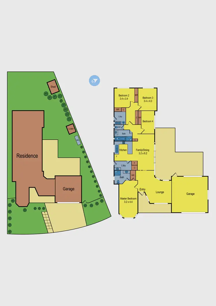 Floorplan of Homely house listing, 30 Lister Crescent, Sunbury VIC 3429