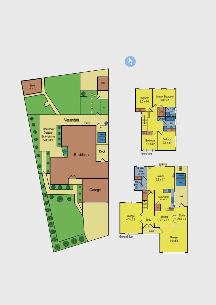 Floorplan of Homely house listing, 10 Hoban Close, Keilor Downs VIC 3038