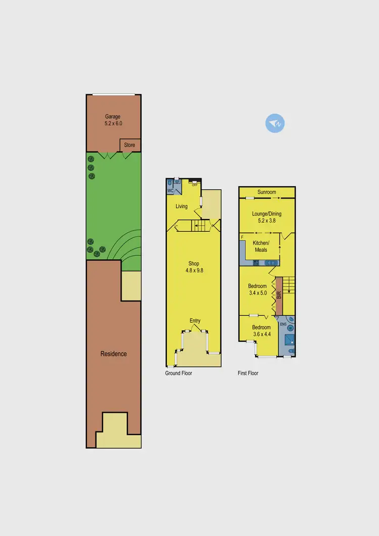 Floorplan of Homely house listing, 33 Rose Street, Essendon VIC 3040