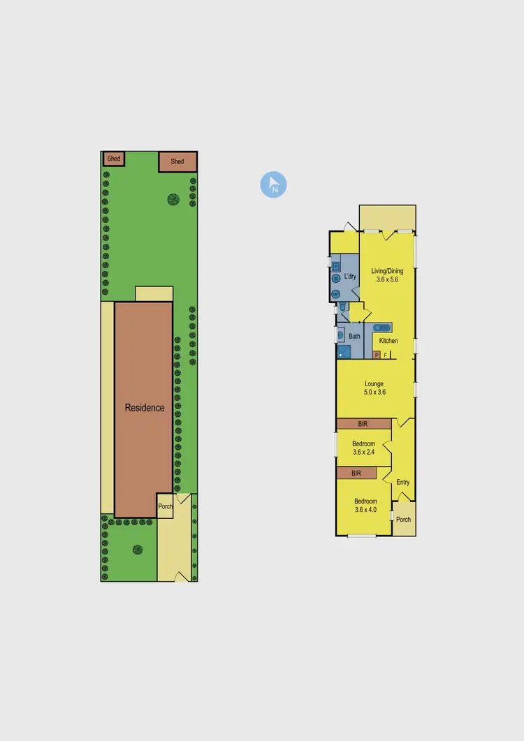 Floorplan of Homely house listing, 45 Blair Street, Coburg VIC 3058