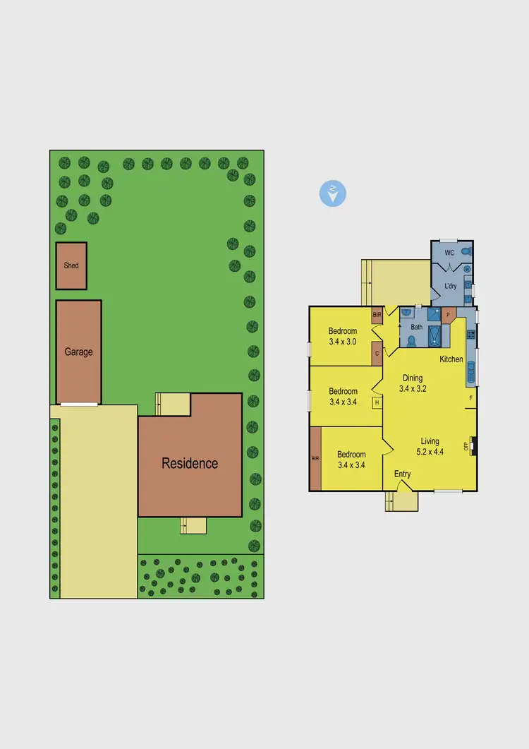 Floorplan of Homely house listing, 1A Ensign Street, Maribyrnong VIC 3032