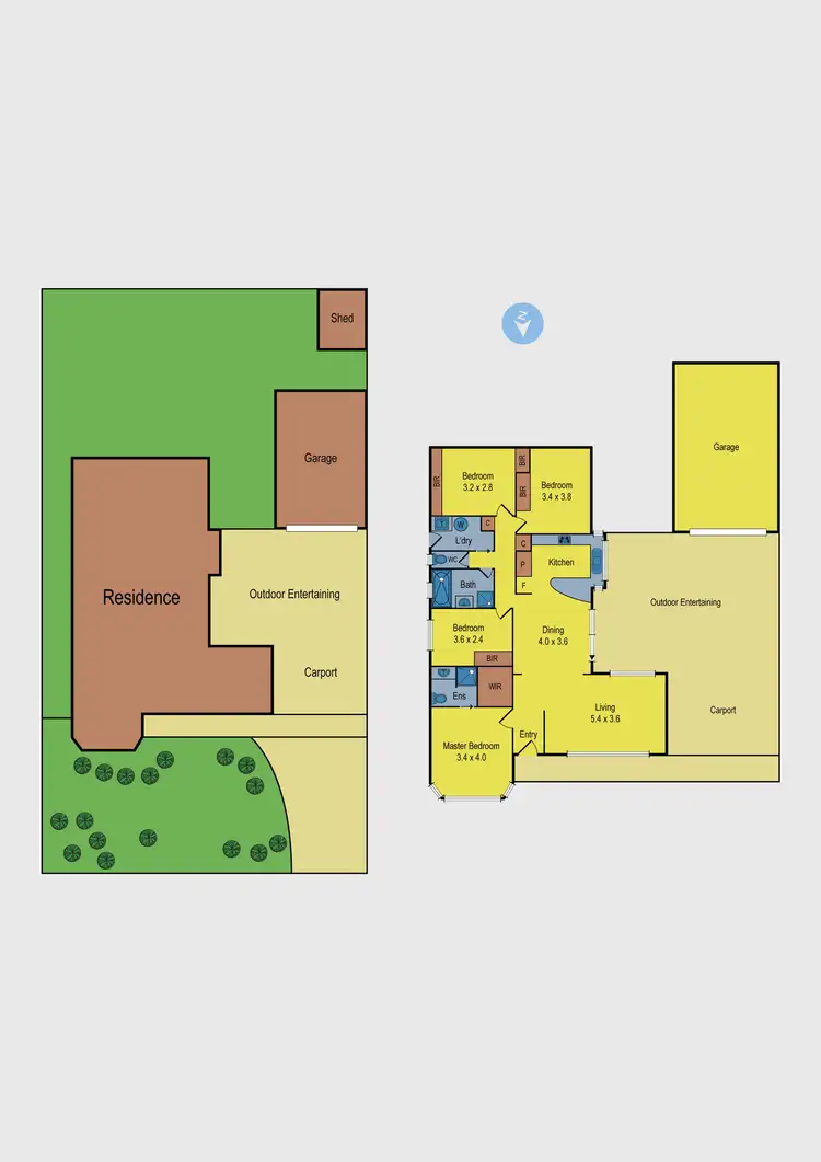 Floorplan of Homely house listing, 8 Matlock Street, Hoppers Crossing VIC 3029