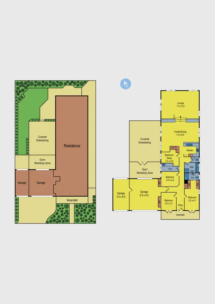 Floorplan of Homely house listing, 93 Wolviston Avenue, Hillside VIC 3037