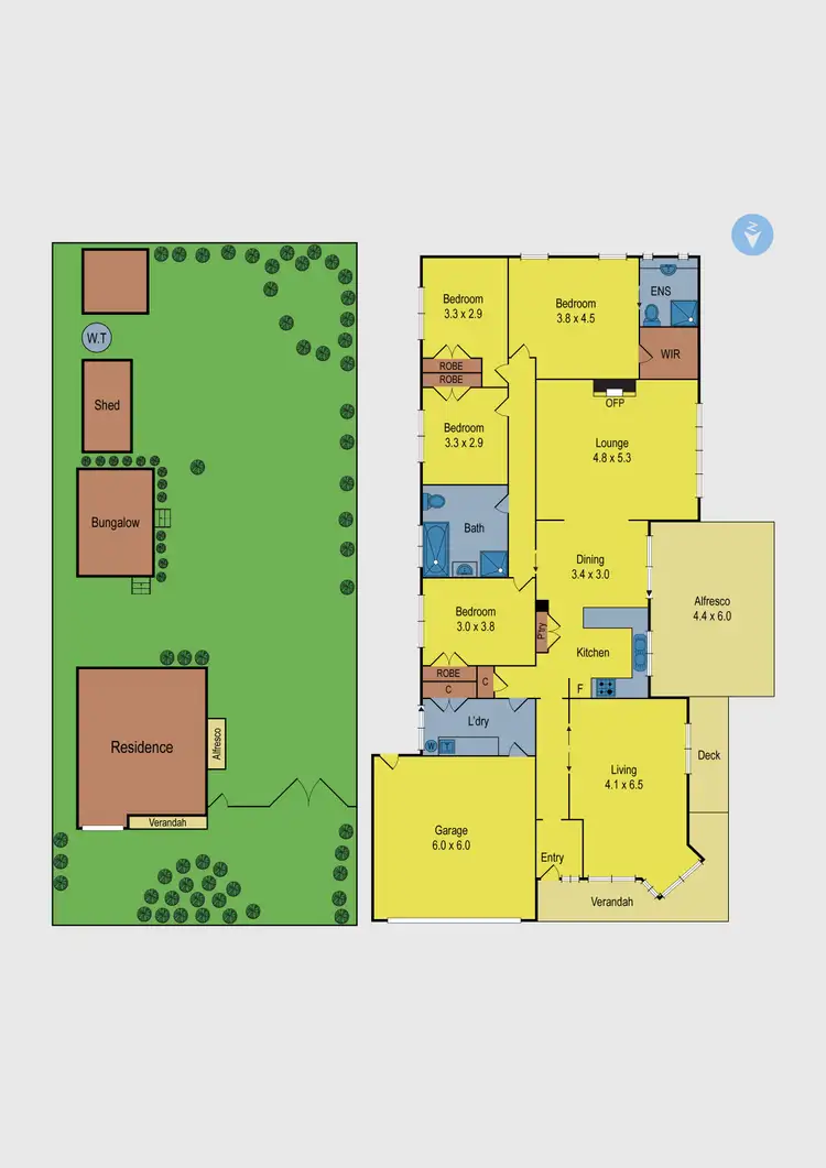 Floorplan of Homely house listing, 3 Bluegum Circuit, Riddells Creek VIC 3431