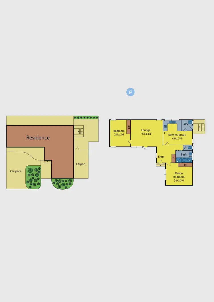 Floorplan of Homely unit listing, 9/34 Cornwall Road, Pascoe Vale VIC 3044