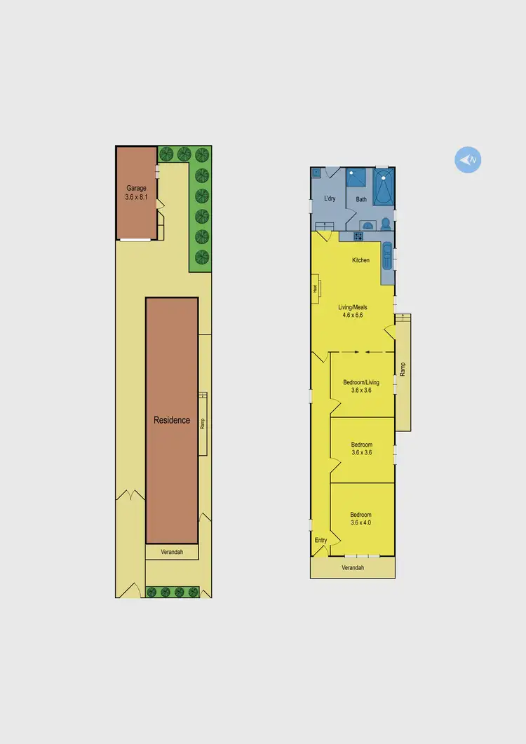 Floorplan of Homely house listing, 34 Charles Street, Brunswick VIC 3056
