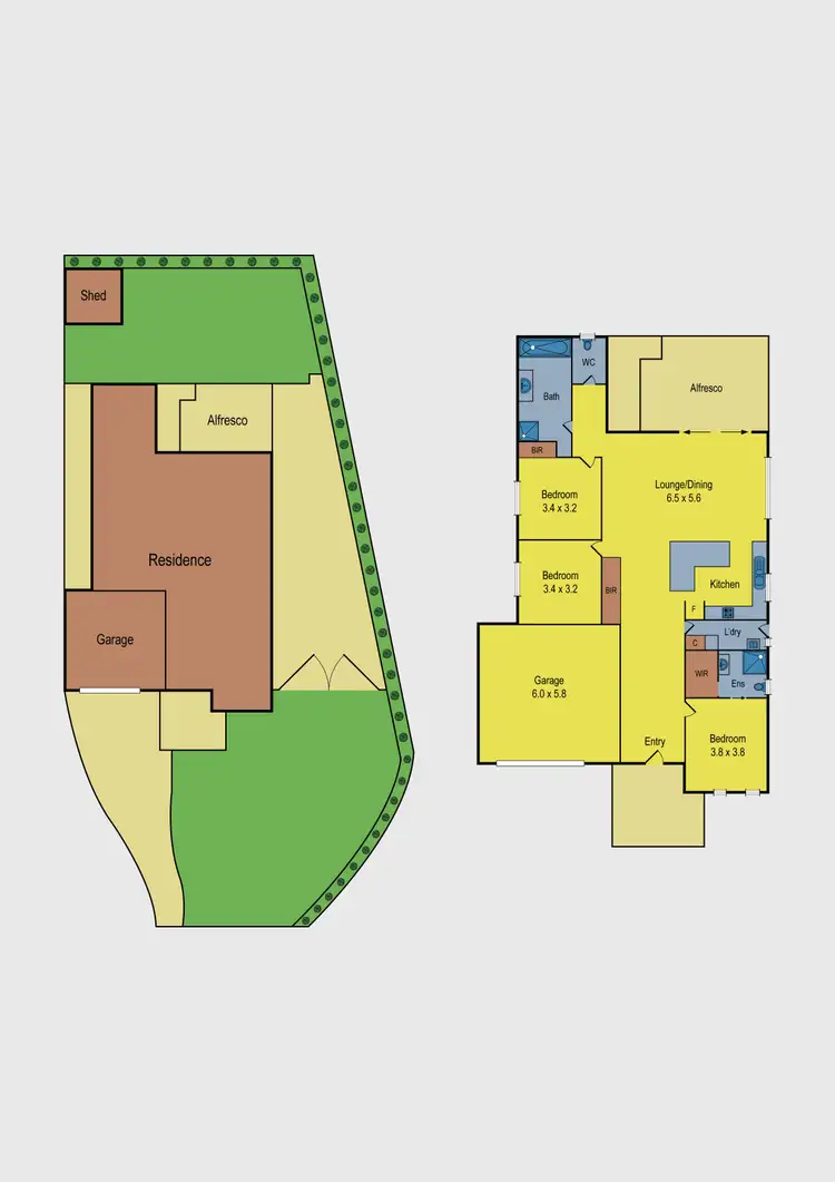 Floorplan of Homely house listing, 36 Rosenthal Boulevard, Sunbury VIC 3429