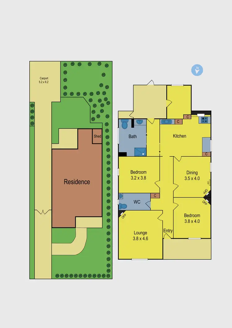 Floorplan of Homely house listing, 64 Albion Street, Brunswick East VIC 3057