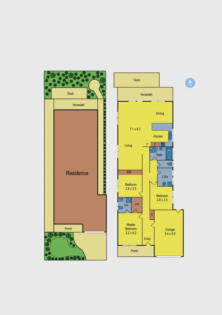 Floorplan of Homely house listing, 52 Parkin Avenue, Caroline Springs VIC 3023