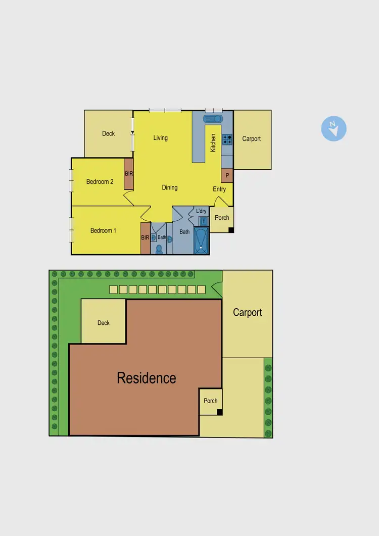Floorplan of Homely land listing, 2/3 Brian Street, Fawkner VIC 3060