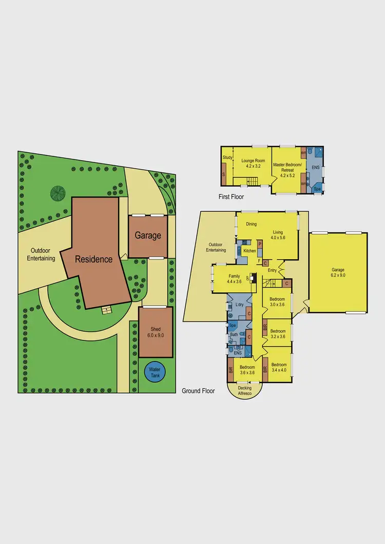 Floorplan of Homely house listing, 5 Penny Green Drive, Gisborne VIC 3437