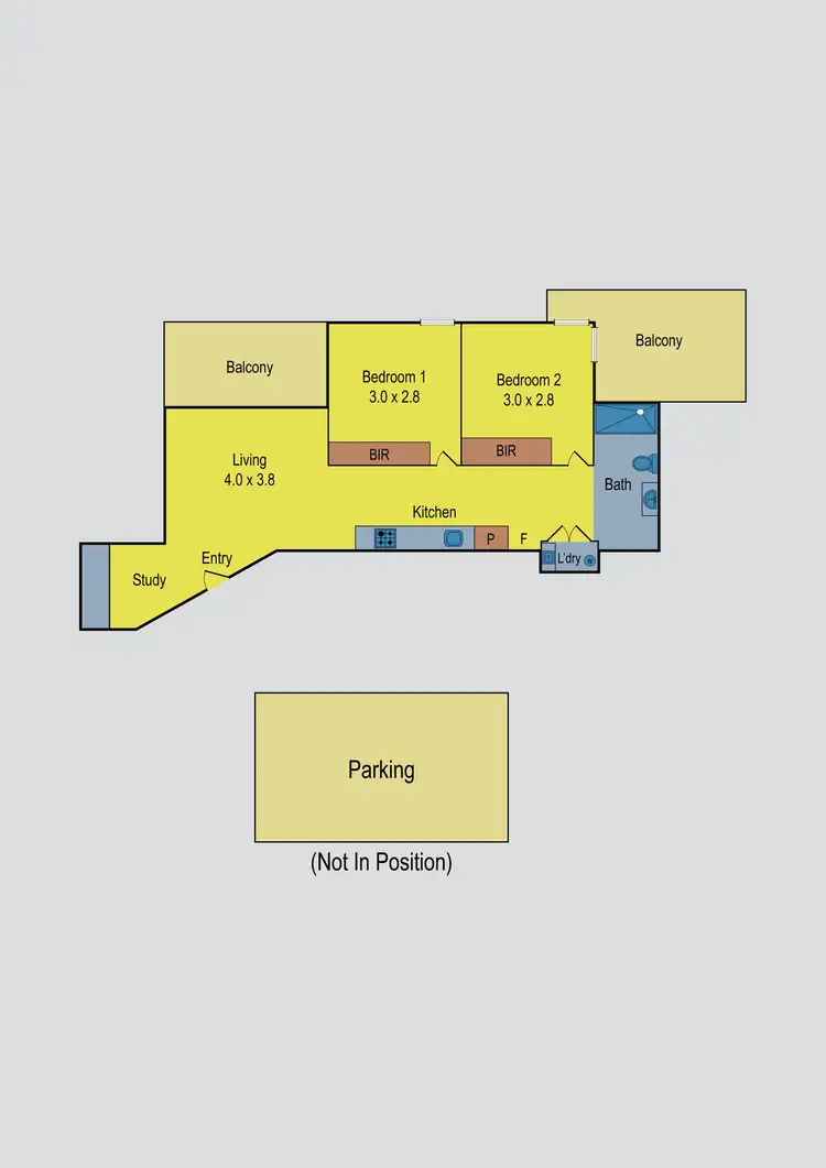 Floorplan of Homely apartment listing, 7/1 Langs Road, Ascot Vale VIC 3032