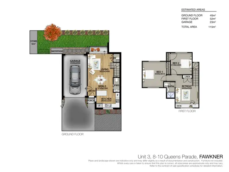 Floorplan of Homely townhouse listing, 3/8-10 Queens Parade, Fawkner VIC 3060
