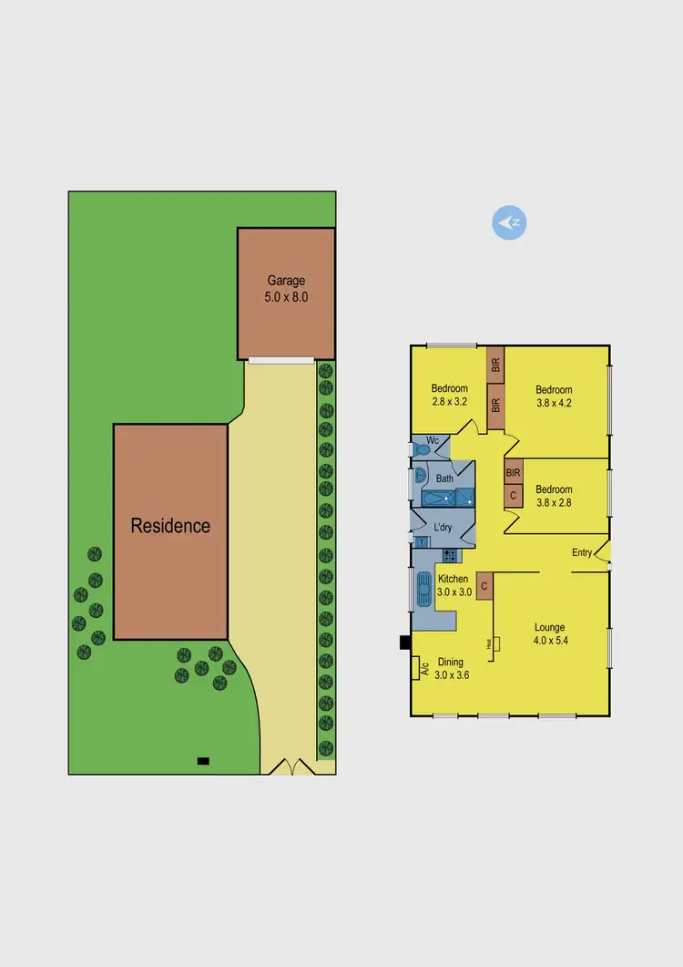 Floorplan of Homely house listing, 12 Myrtle Street, Melton South VIC 3338