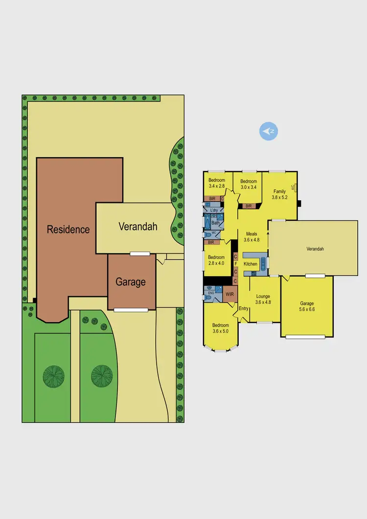 Floorplan of Homely house listing, 13 Tucker Place, Caroline Springs VIC 3023