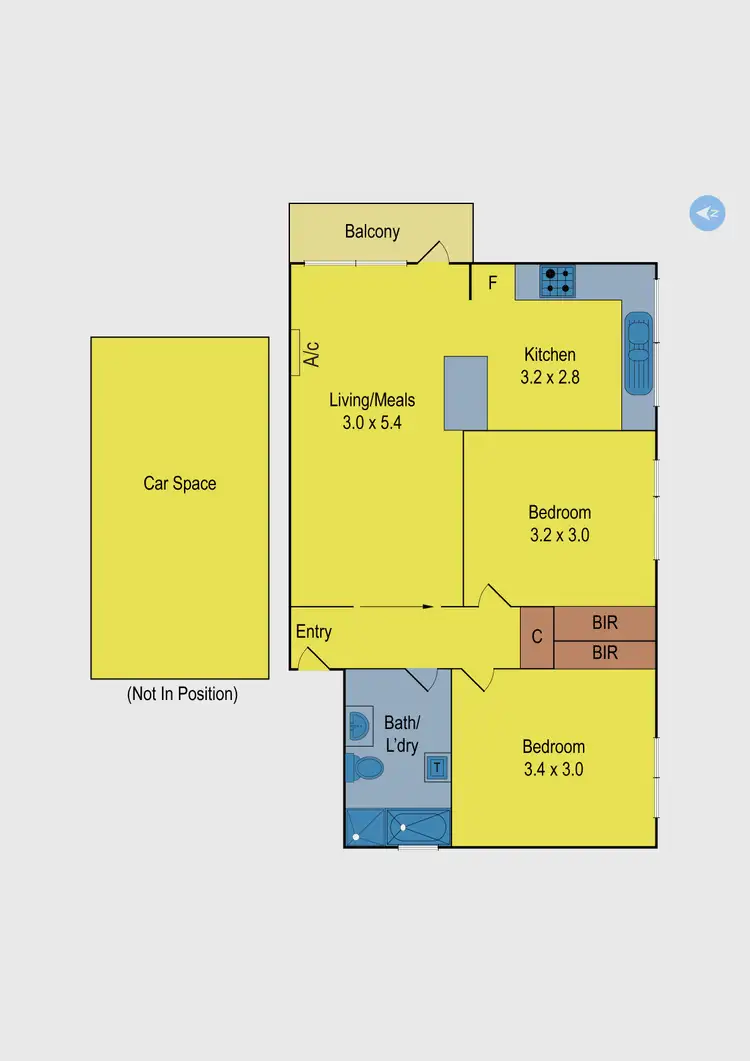 Floorplan of Homely apartment listing, 6/17 Empire Street, Footscray VIC 3011