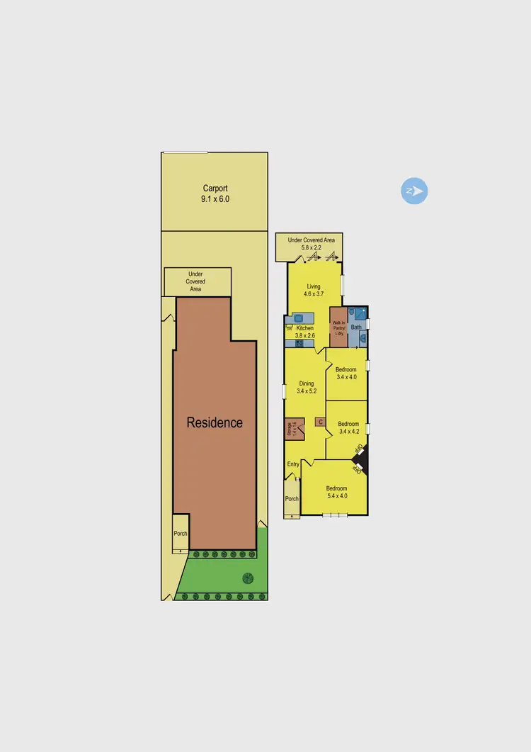 Floorplan of Homely house listing, 22 Ayr Street, Ascot Vale VIC 3032
