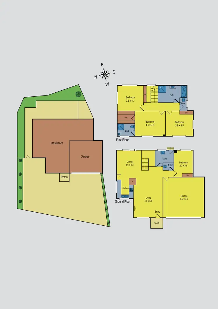 Floorplan of Homely house listing, 1/10 Fremont Parade, Sunshine West VIC 3020