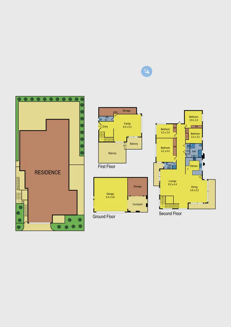 Floorplan of Homely house listing, 2 Smith Crescent, Footscray VIC 3011