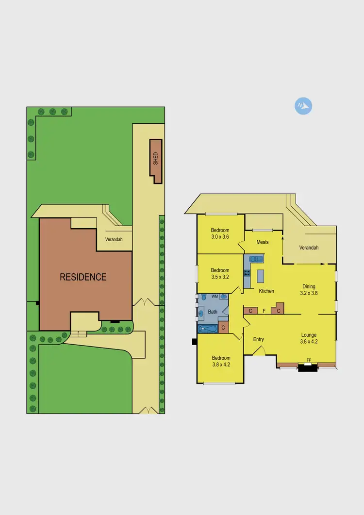 Floorplan of Homely house listing, 43 Williams Road, Coburg North VIC 3058