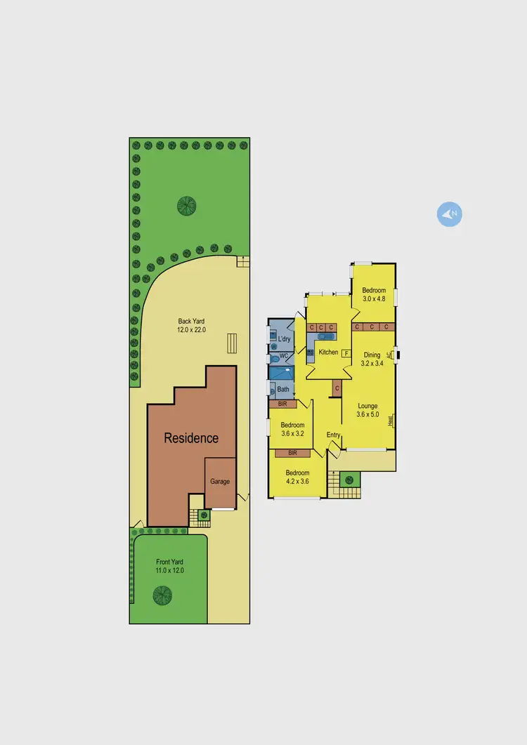 Floorplan of Homely house listing, 10 Langtree Avenue, Pascoe Vale South VIC 3044