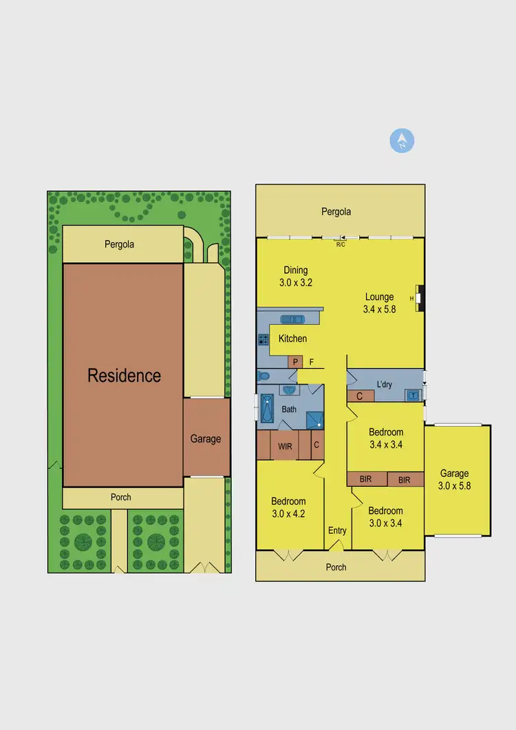 Floorplan of Homely house listing, 12 Spring Circuit, Caroline Springs VIC 3023