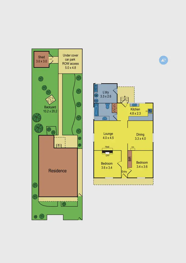 Floorplan of Homely house listing, 92 Hunter Street, Brunswick West VIC 3055