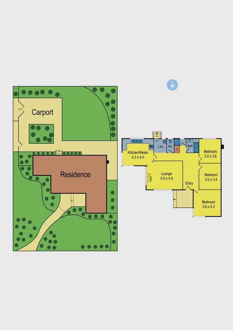 Floorplan of Homely house listing, 191 Canning Street, Avondale Heights VIC 3034