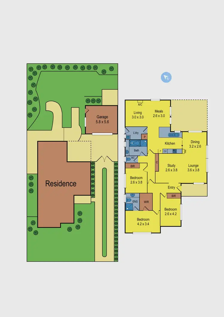Floorplan of Homely house listing, 7 Scullin Court, Sunbury VIC 3429