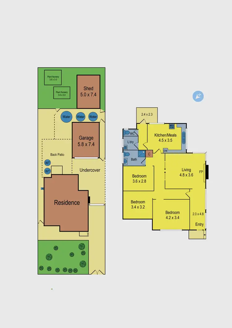 Floorplan of Homely house listing, 11 Bayview Road, Glenroy VIC 3046