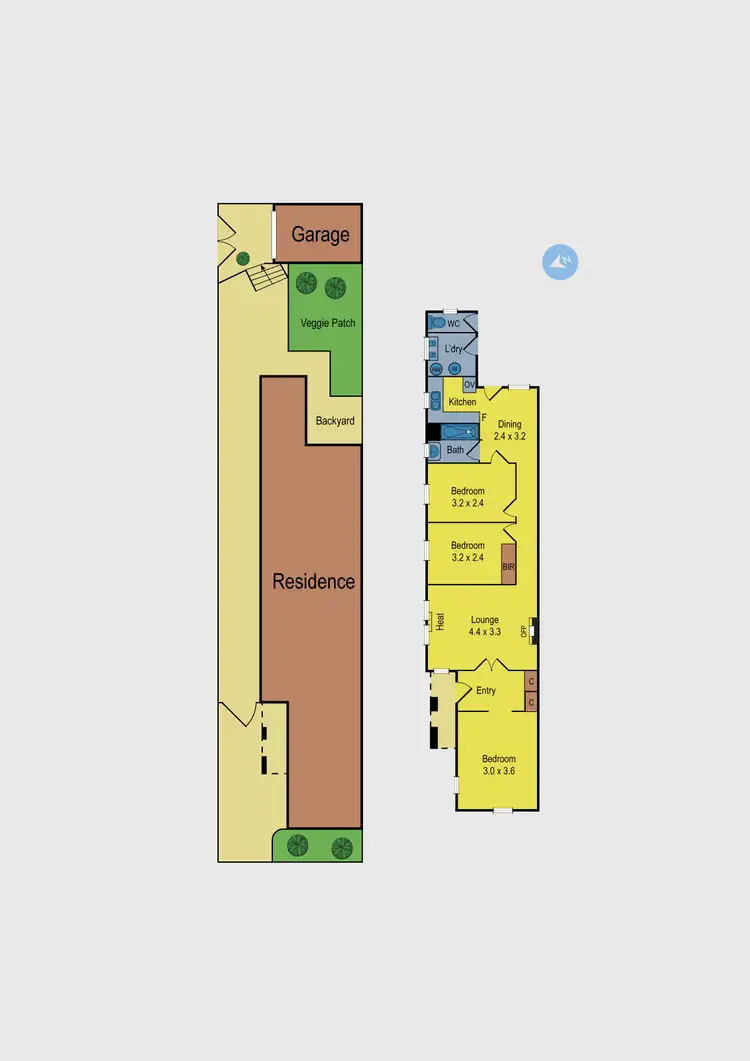 Floorplan of Homely house listing, 35 Derby Street, Kensington VIC 3031