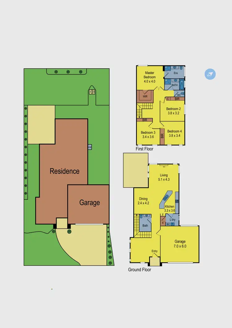 Floorplan of Homely house listing, 37 Edgbaston Parade, Caroline Springs VIC 3023