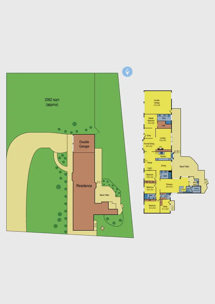 Floorplan of Homely house listing, 3 Wilson Place, Gisborne VIC 3437
