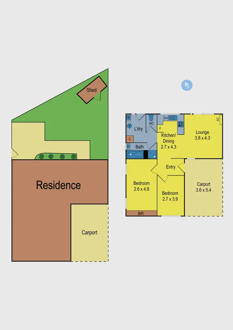 Floorplan of Homely unit listing, 6/19 McPherson Street, Keilor East VIC 3033