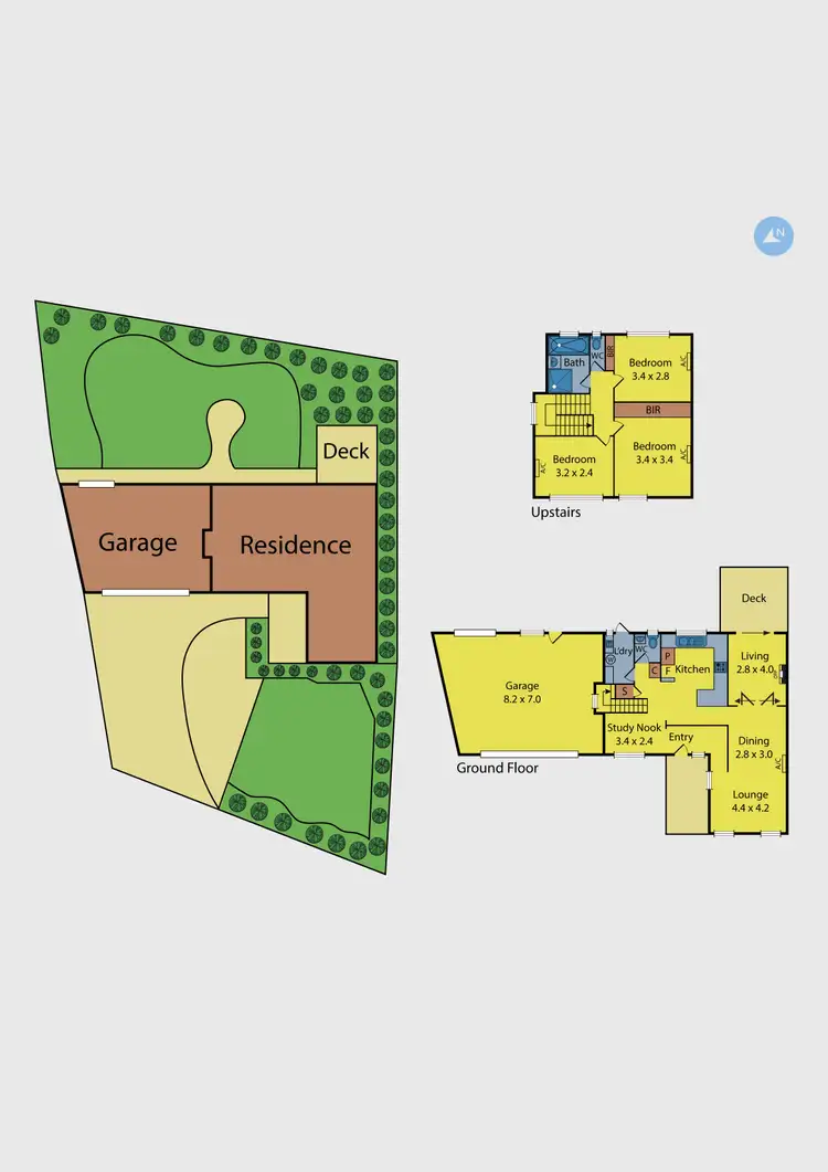 Floorplan of Homely house listing, 3 Samari Close, Keilor VIC 3036