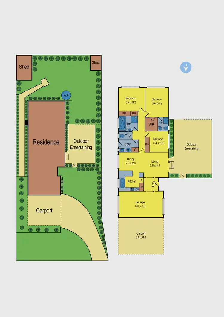 Floorplan of Homely house listing, 185 Gap Road, Sunbury VIC 3429