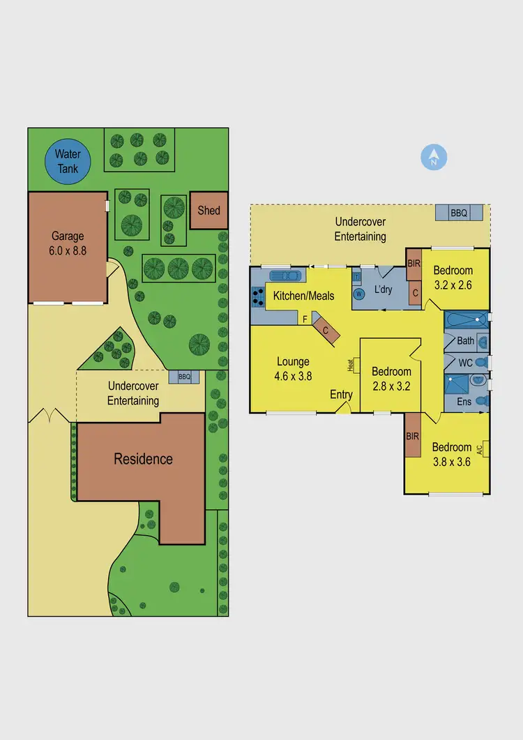 Floorplan of Homely house listing, 9 Lister Crescent, Sunbury VIC 3429