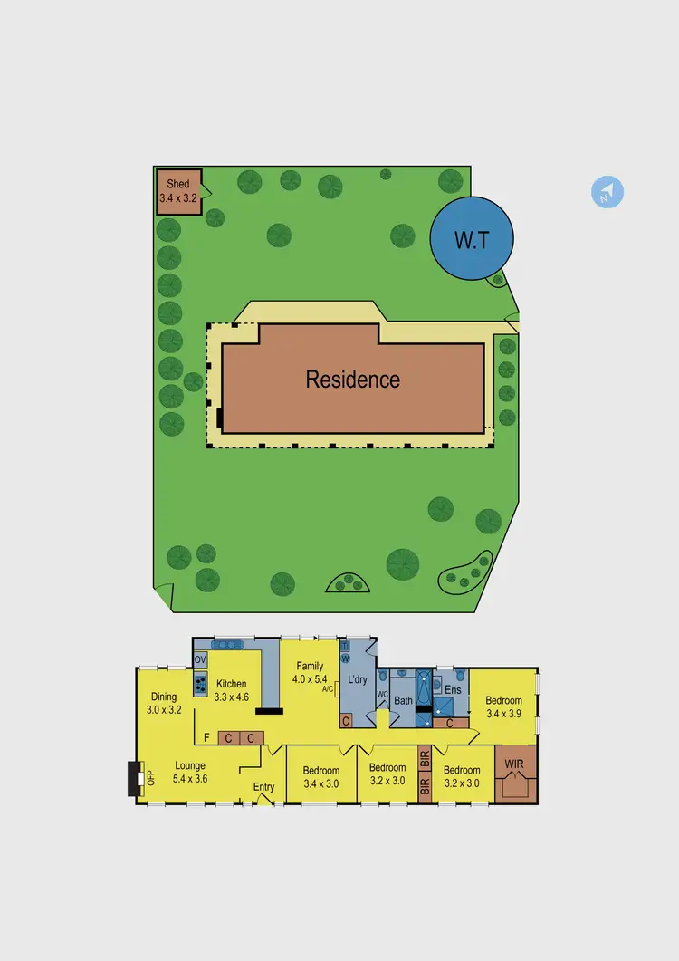 Floorplan of Homely house listing, 89 Greenways Road, Lancefield VIC 3435
