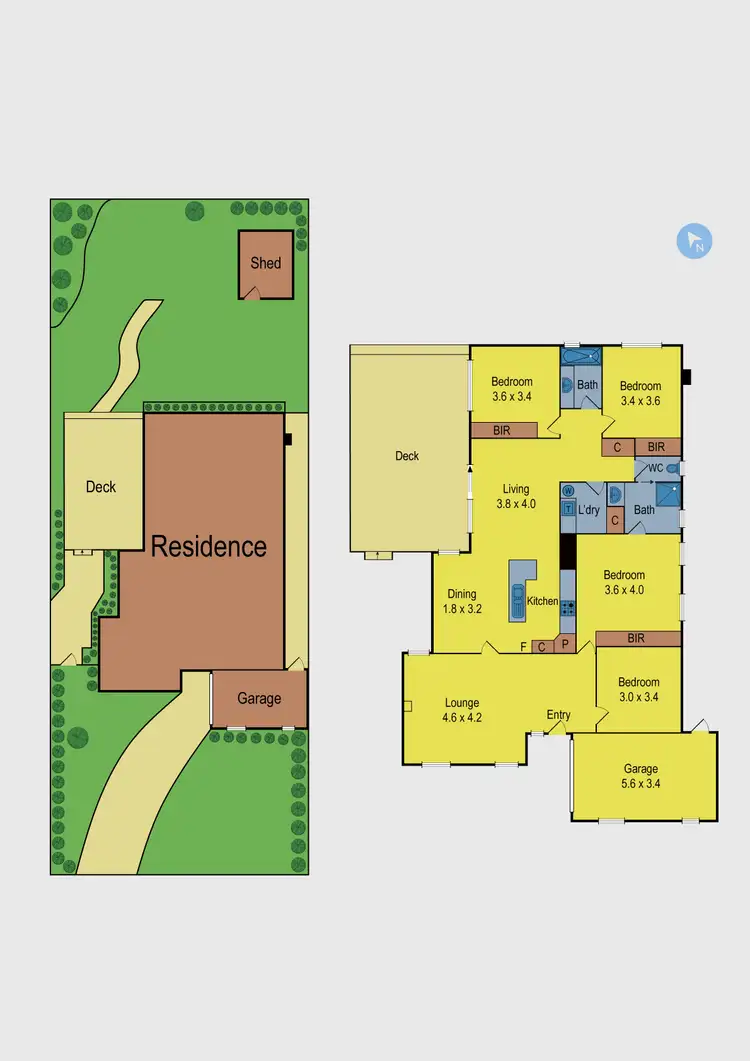 Floorplan of Homely house listing, 12 Lambert Avenue, Sunbury VIC 3429
