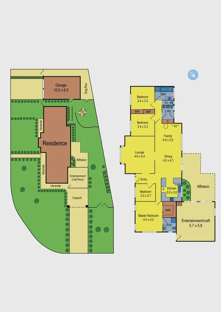 Floorplan of Homely house listing, 1 Carbine Court, New Gisborne VIC 3438